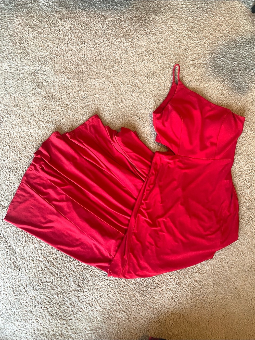 Barely Worn Red Nordstrom Made in USA Gown